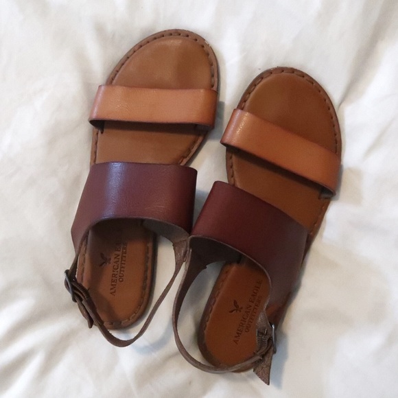 American Eagle Colorblocked Slingback Sandals - Picture 2 of 8